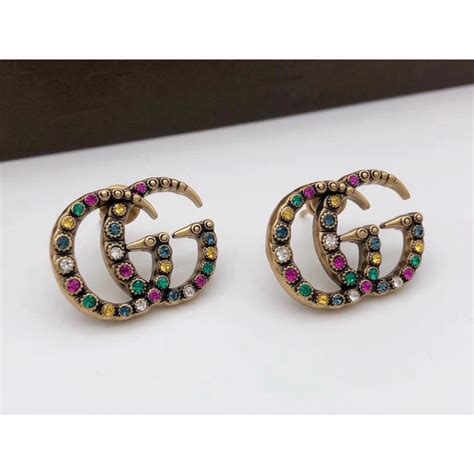 gucci earimgs|Gucci earrings colorful.